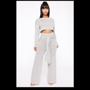 Gray crop set 🤍